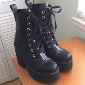 Killstar Pit Princess Boots size 7